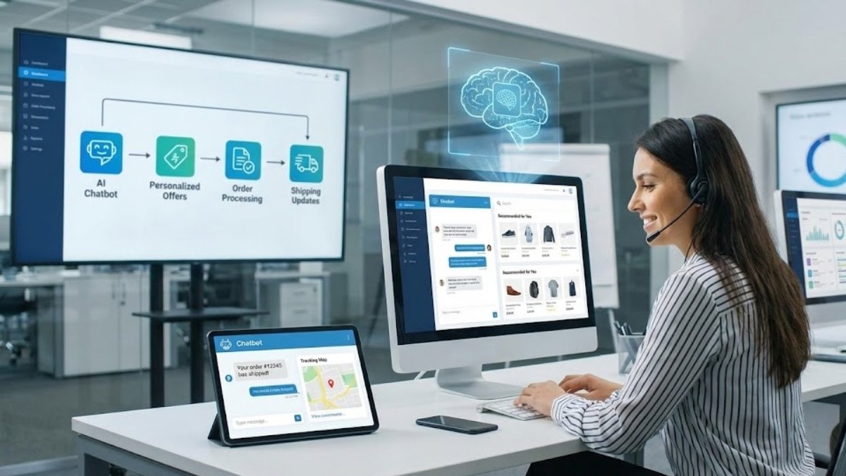 Ngành Nghề Ứng Dụng AI Trong Chăm Sóc Khách Hàng- Thương mại điện tử
