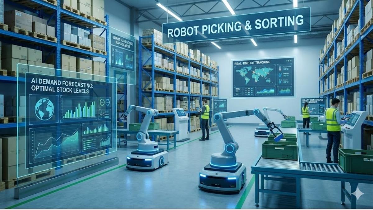 Ứng Dụng AI Trong Logistics- Quản lý kho thông minh