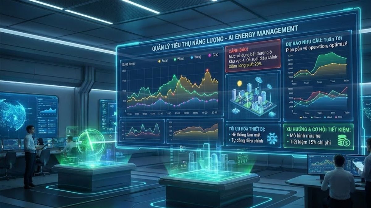Vai Trò Của Ứng Dụng AI Trong Công Việc Văn Phòng- Quản lý tiêu thụ năng lượng