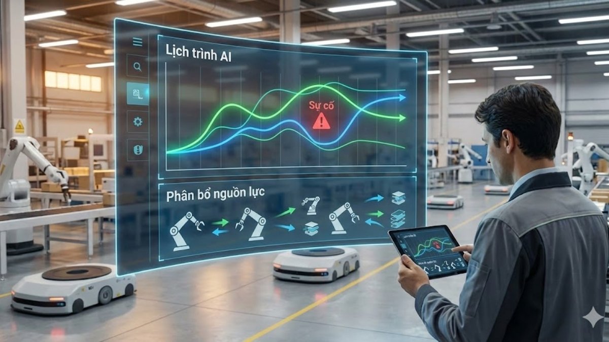 Ứng Dụng AI Trong Sản Xuất- Tối ưu lịch trình sản xuất