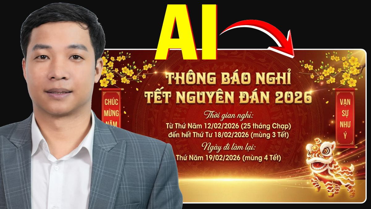 Hướng Dẫn Sử Dụng AI Tạo Hình Ảnh Lịch Nghỉ Tết Cho Xuân 2026