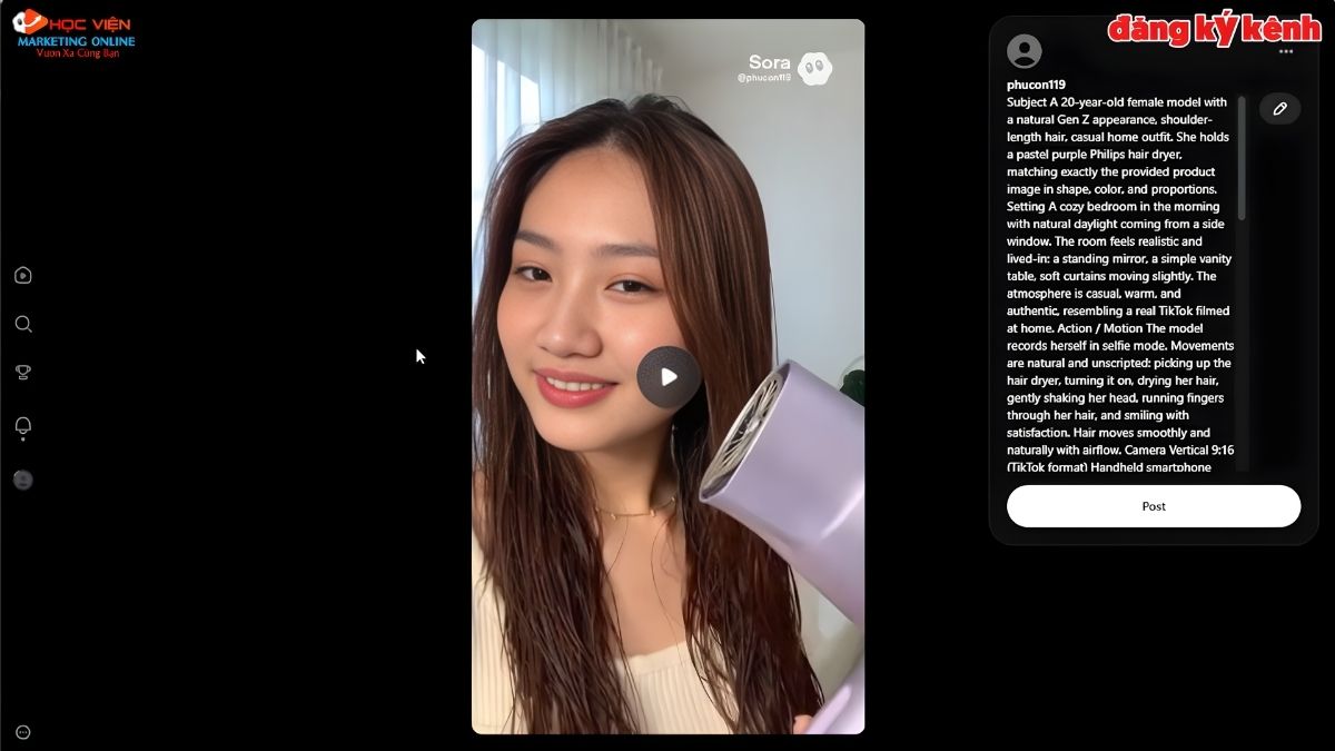 Công Cụ AI Tạo Video Từ Prompt- Cách sử dụng Sora 2 bước 6