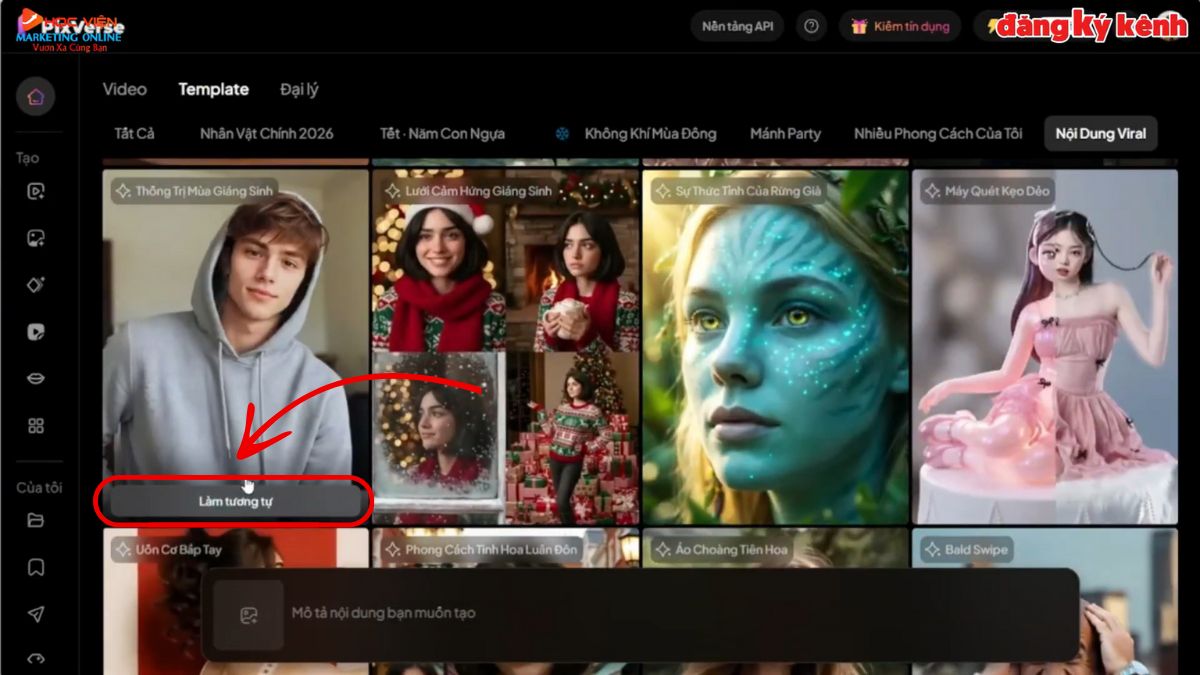 Ứng Dụng AI Tạo Video Hiệu Ứng Viral- Cách sử dụng Pixverse AI bước 2