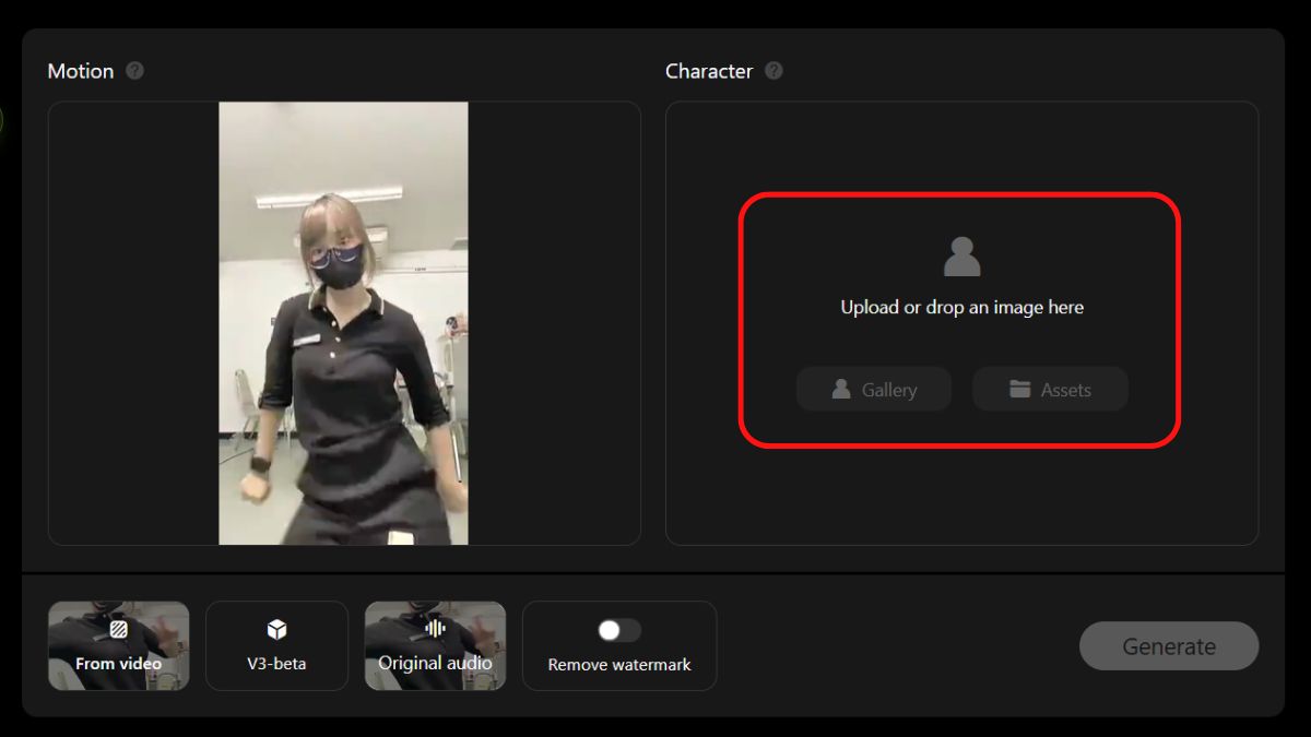 Ứng Dụng AI Tạo Video Hiệu Ứng Viral- Cách sử dụng Viggle AI bước 3.1