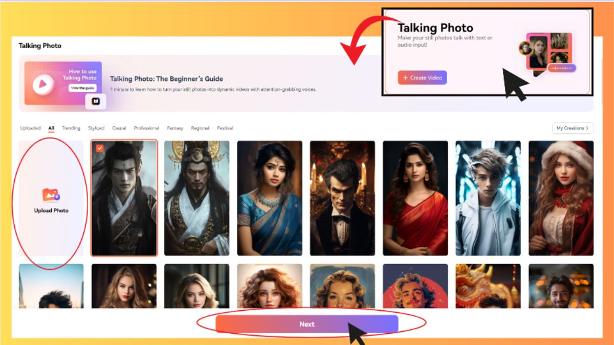 App AI Tạo Video Avatar- Cách sử dụng Virbo bước 2