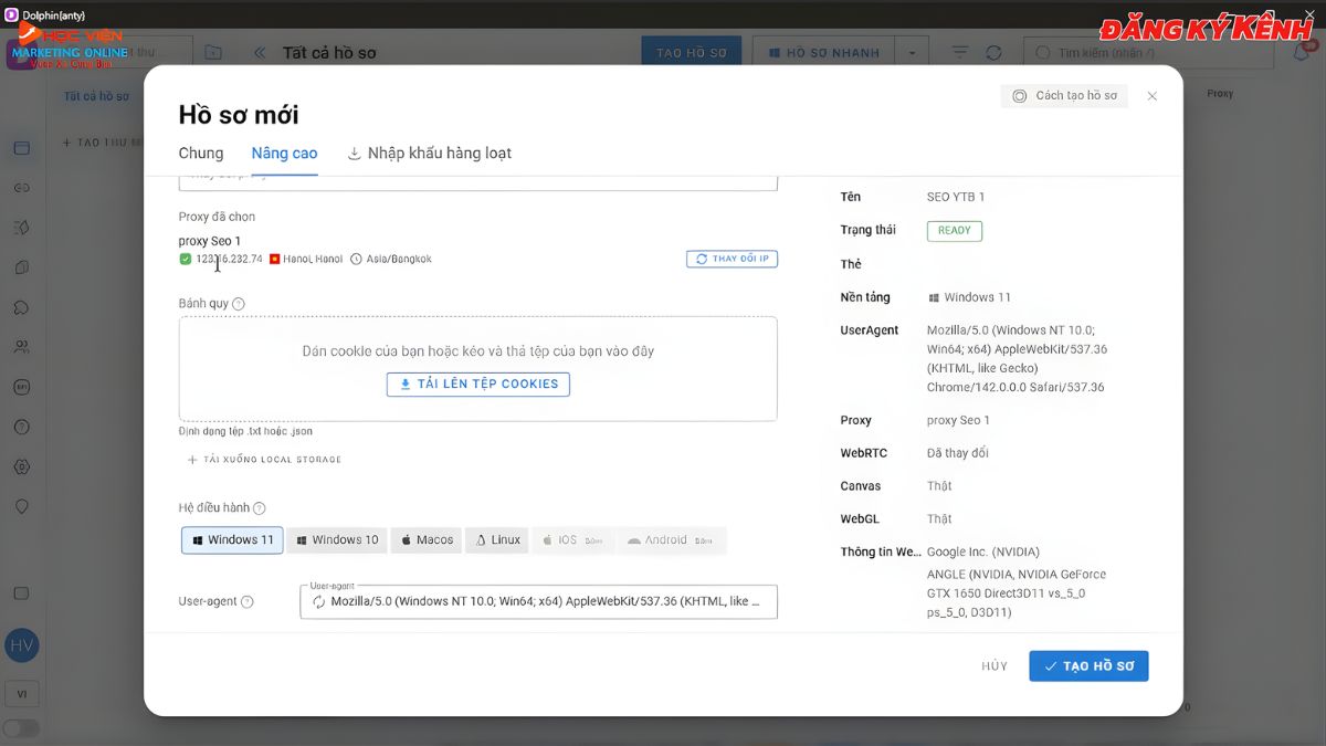 Hướng Dẫn Cách Dùng Dolphin Anty bước 5