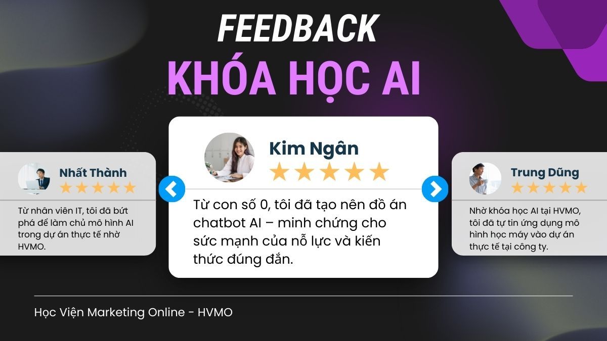 Học Viên Nói Gì Về HVMO? Minh Chứng Từ Việc Lựa Chọn Công Ty Đào Tạo AI Đúng Đắn
