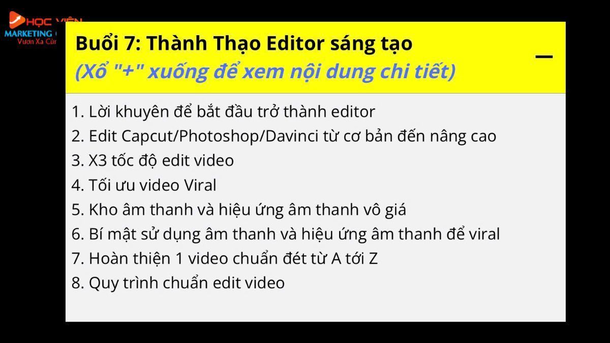 Lộ Trình Đào Tạo Trí Tuệ Nhân Tạo Tại HVMO buổi 7