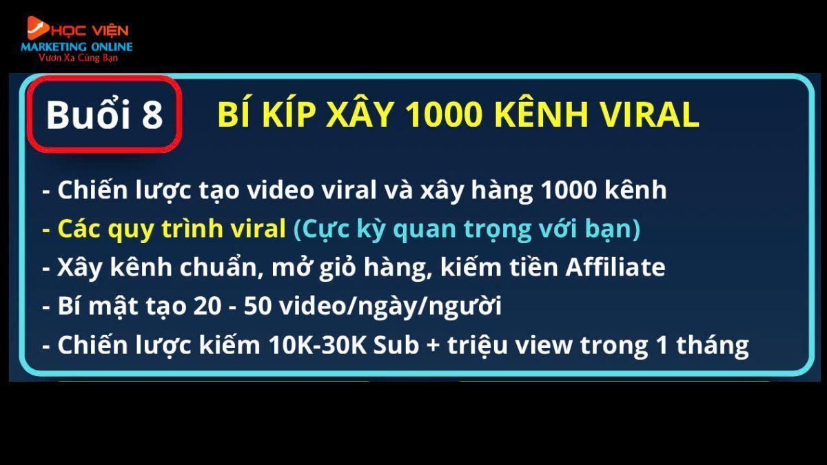 Nội dung khóa học Ngành Trí Tuệ Nhân Tạo AI HVMO buổi 8.1