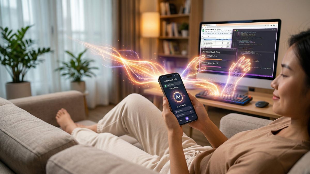 Claude tự động hóa công việc: Xóa nhòa ranh giới thiết bị