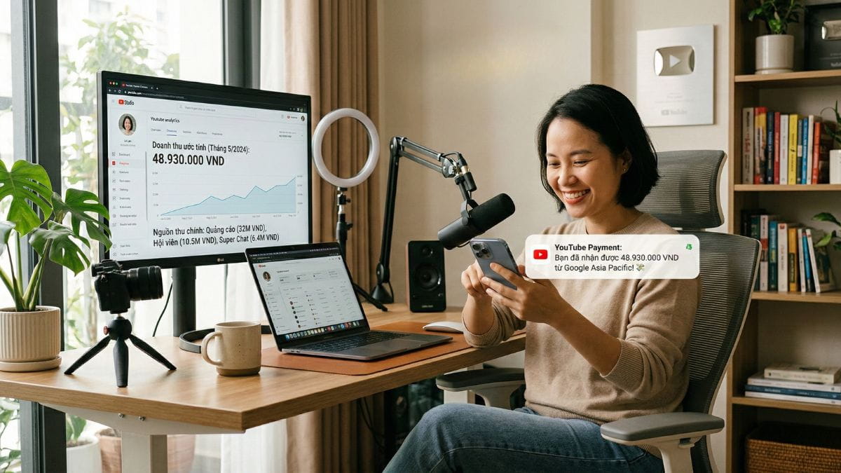 Tầm Quan Trọng Của Chiến Lược Phát Triển Kênh Youtube- Tạo nguồn thu nhập