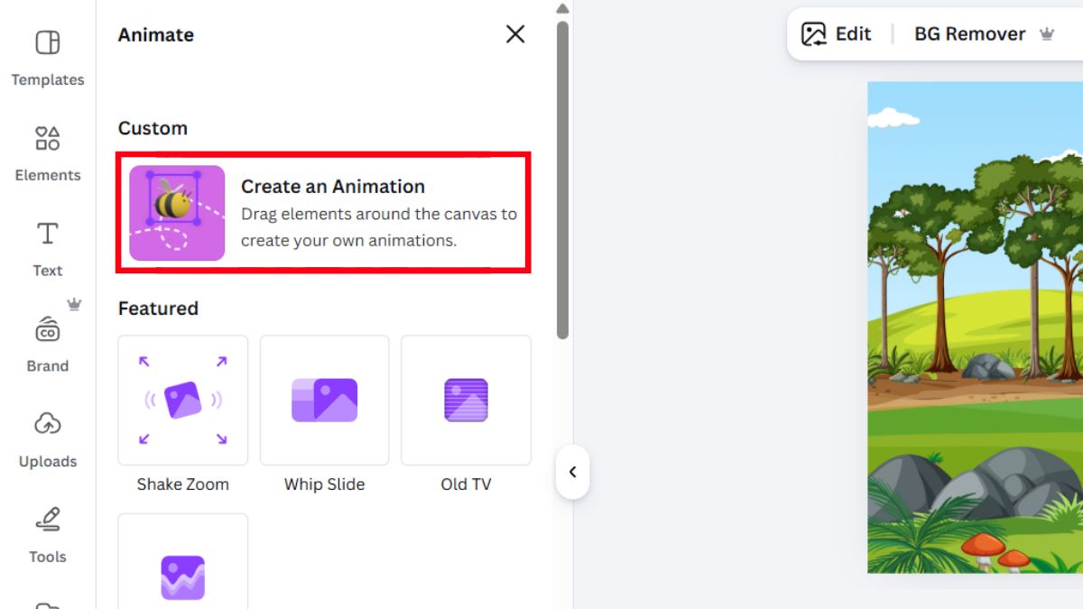 Hướng Dẫn Làm Video Nhân Vật Di Chuyển Trên Canva AI bước 3.2