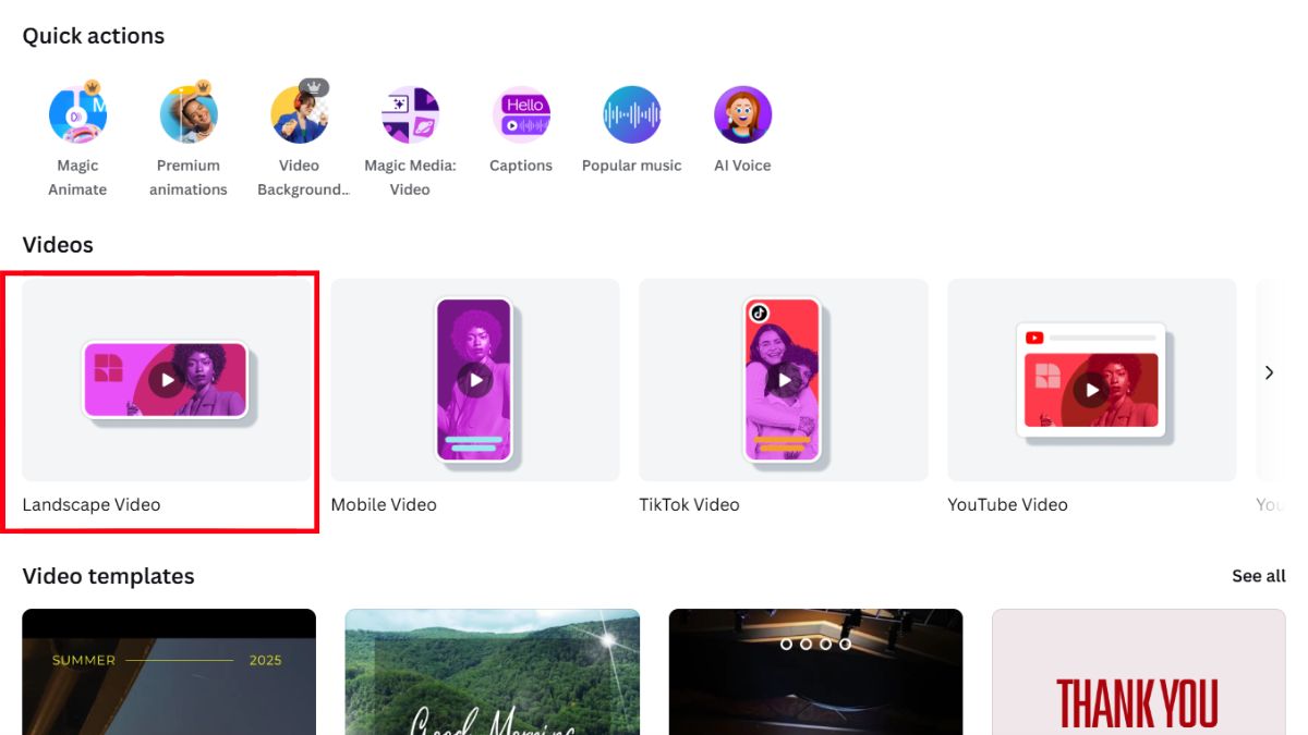 Hướng Dẫn Làm Video Nhân Vật Di Chuyển Trên Canva AI bước 1.2