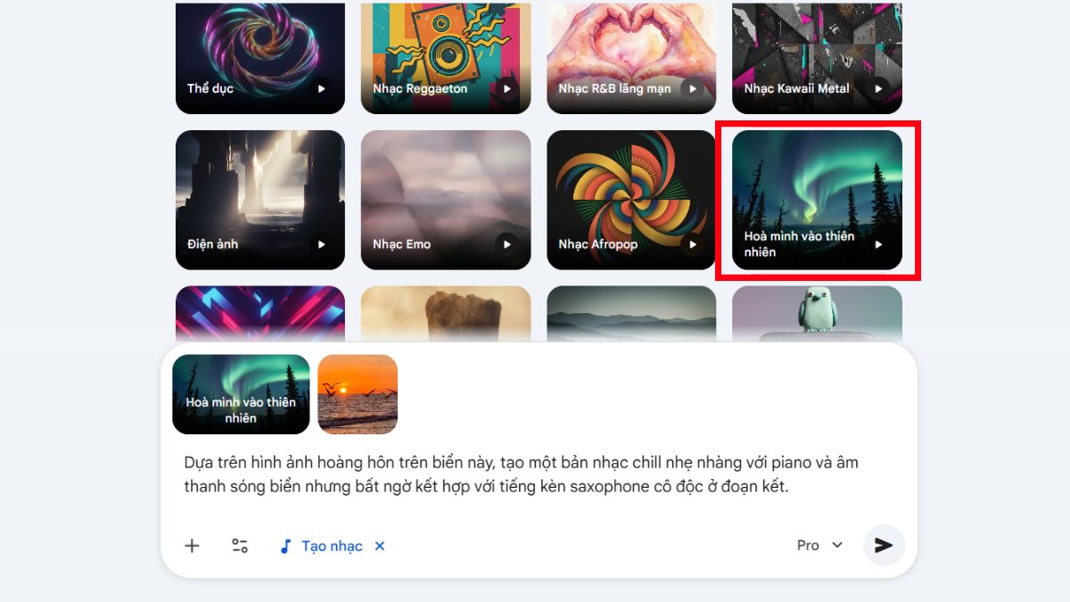 Cách Tạo Nhạc Trên Gemini Bằng Lyria 3 bước 3