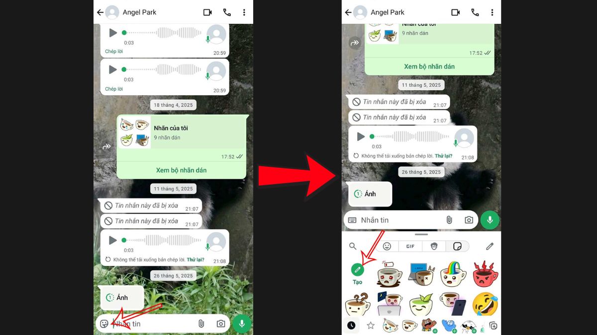 Cách Tạo Sticker Digital Để Gửi Chat- Sticker WhatsApp bước 4
