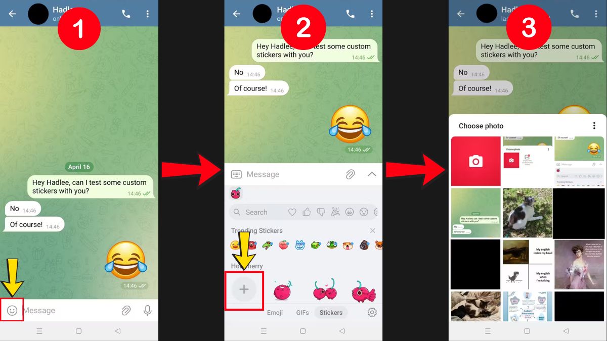 Cách Tạo Sticker Digital Để Gửi Chat- Sticker Telegram bước 3