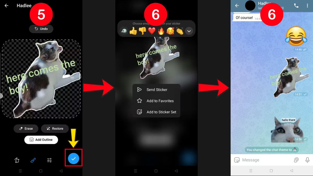 Cách Tạo Sticker Digital Để Gửi Chat- Sticker Telegram bước 6