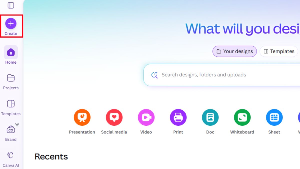 Hướng Dẫn Cách Làm Sticker 8/3 Bằng Canva bước 1.1