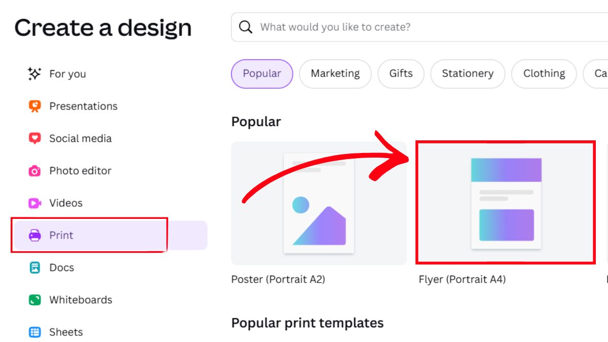 Hướng Dẫn Cách Làm Sticker 8/3 Bằng Canva bước 1.2