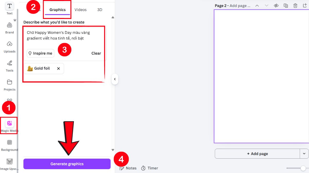 Hướng Dẫn Cách Làm Sticker 8/3 Bằng Canva bước 3