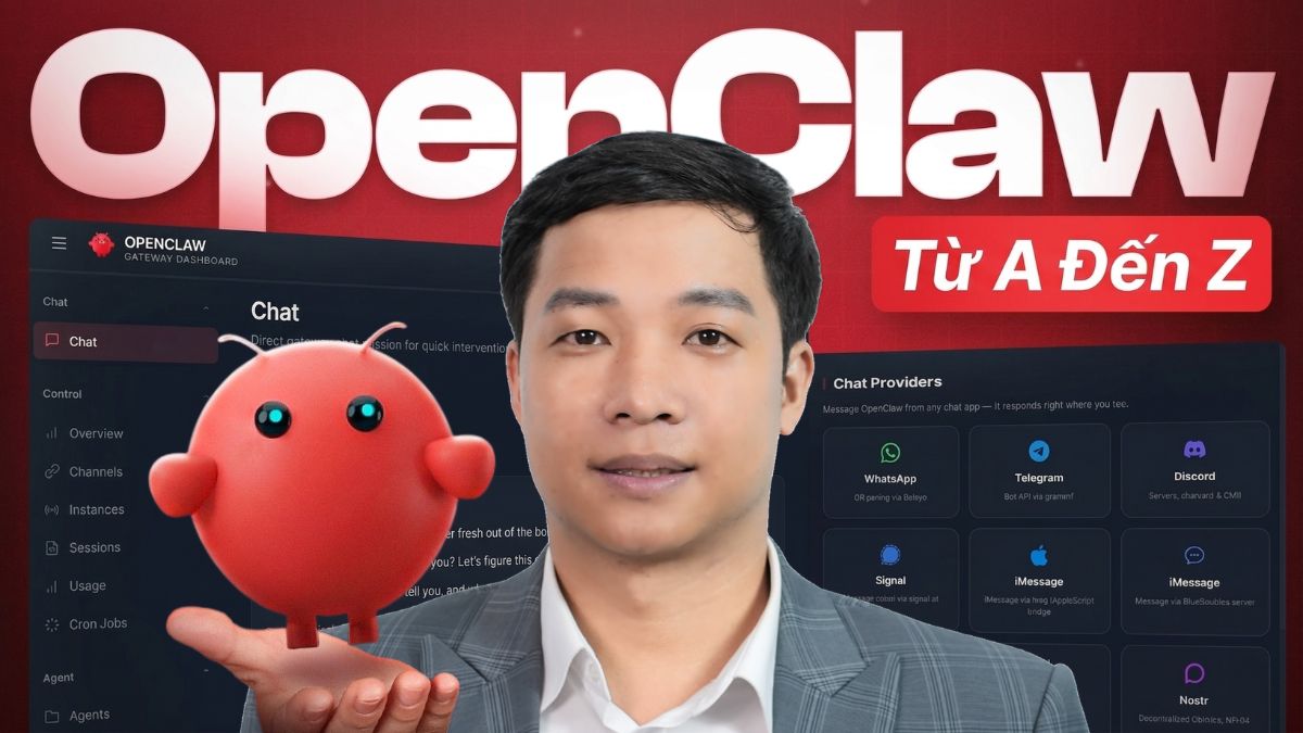 Hướng Dẫn Cách Sử Dụng Và Cài Đặt OpenClaw Từ A–Z Cho Người Mới