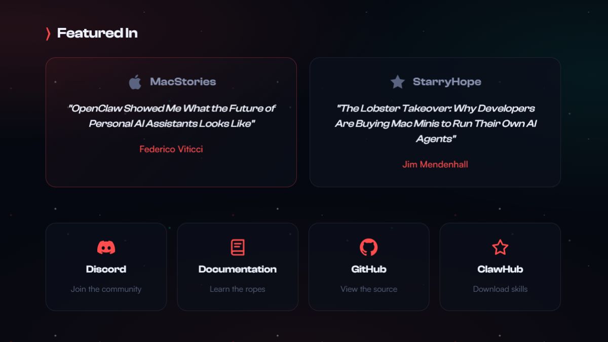 Yêu cầu hệ thống khi Cài Đặt OpenClaw