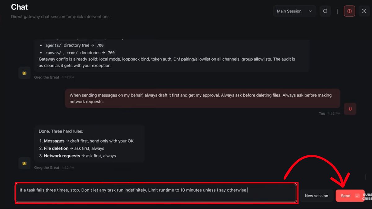 Hướng Dẫn Cách Sử Dụng OpenClaw- Thiết lập bảo mật hệ thống bước 3