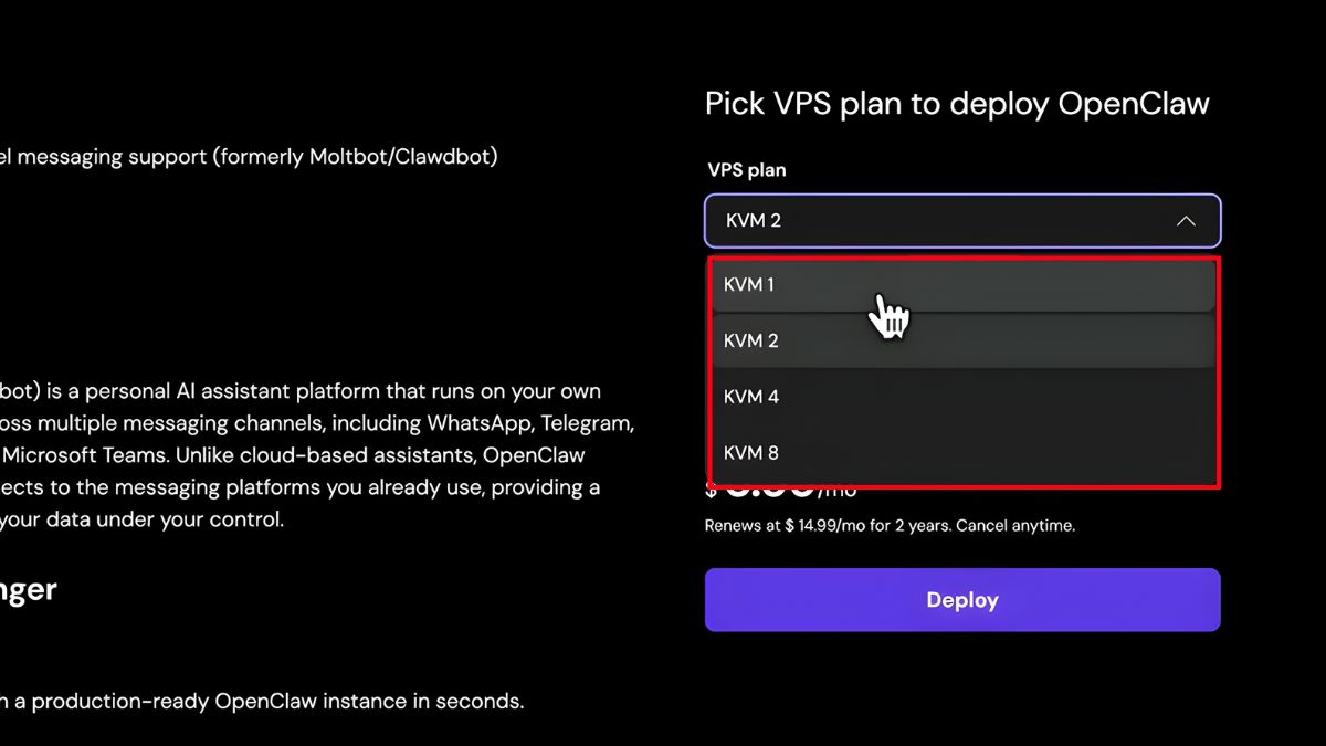 Cách Cài Đặt OpenClaw bước 1.1