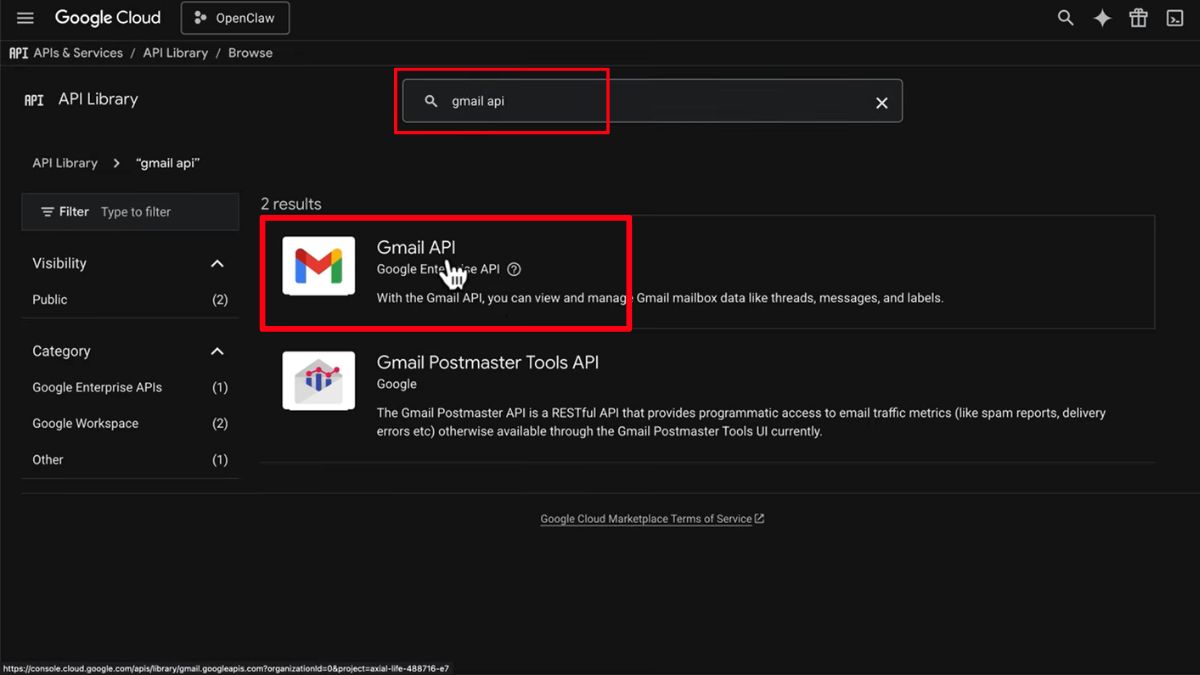 Hướng Dẫn Cách Sử Dụng OpenClaw- Cài đặt kỹ năng GOG bước 2.6