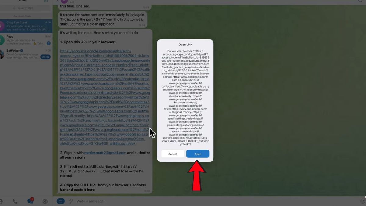 Hướng Dẫn Cách Sử Dụng OpenClaw- Cài đặt kỹ năng GOG bước 5.3