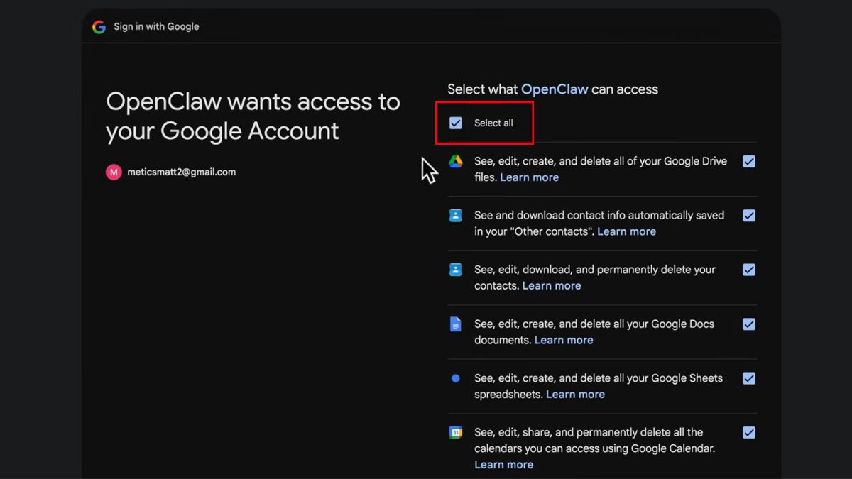 Hướng Dẫn Cách Sử Dụng OpenClaw- Cài đặt kỹ năng GOG bước 5.5