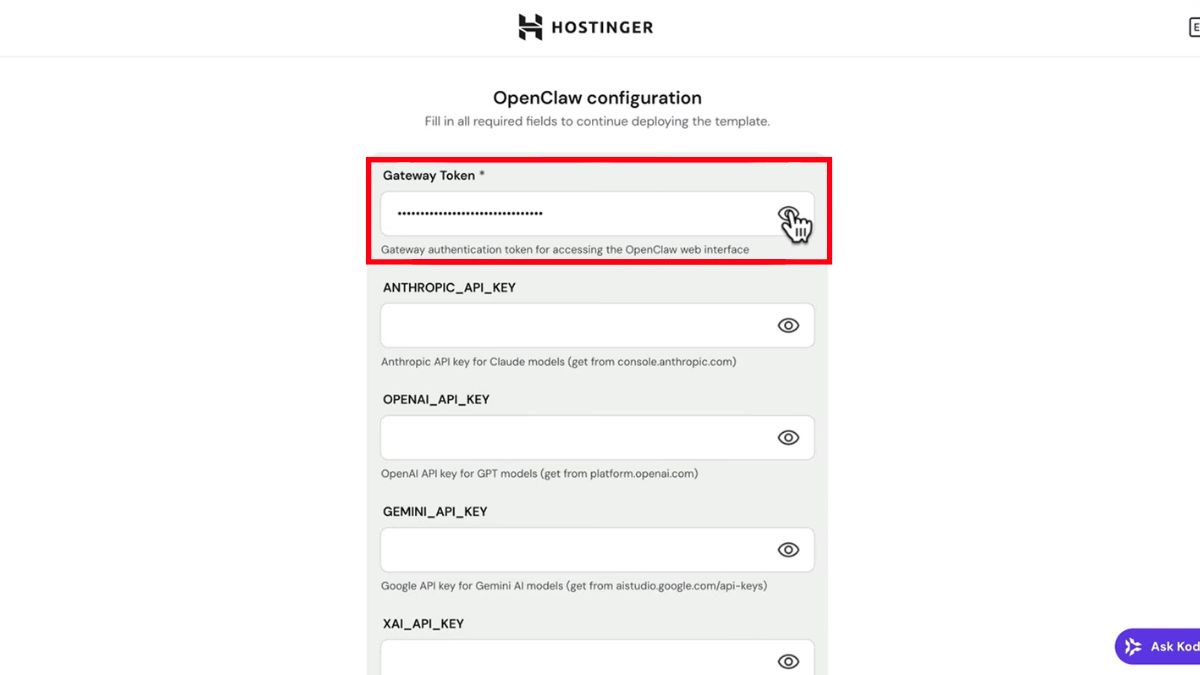 Cách Cài Đặt OpenClaw bước 2.1