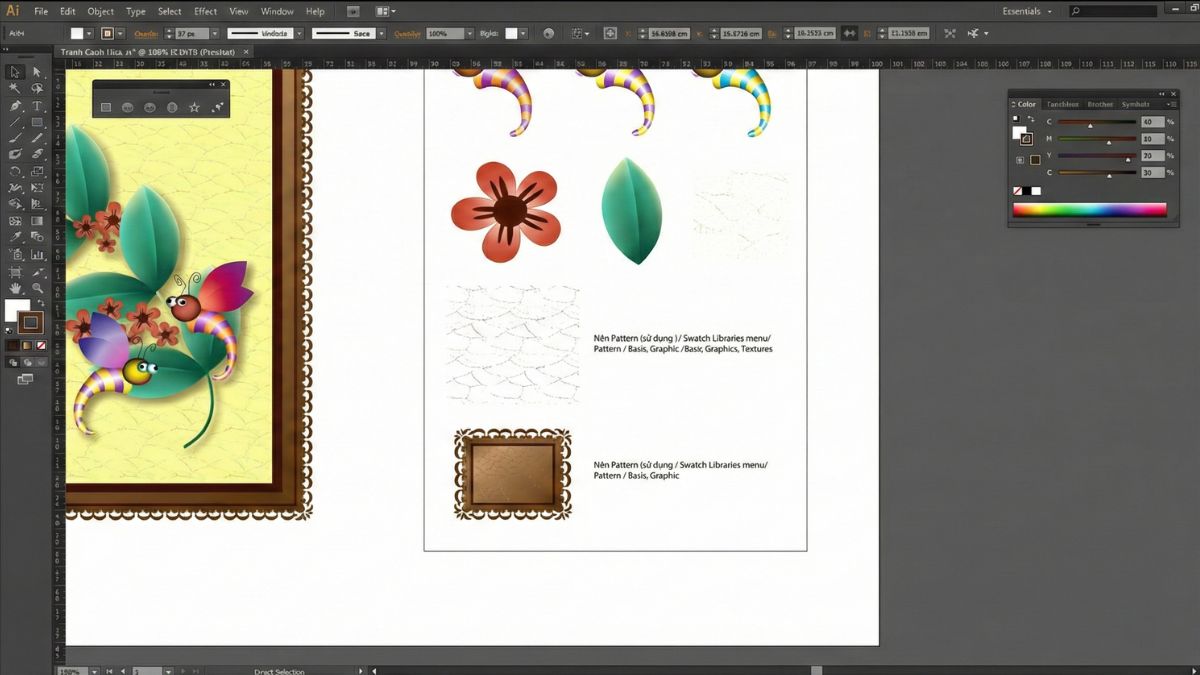 Mẹo thực hành tô màu chuyên nghiệp trong Illustrator