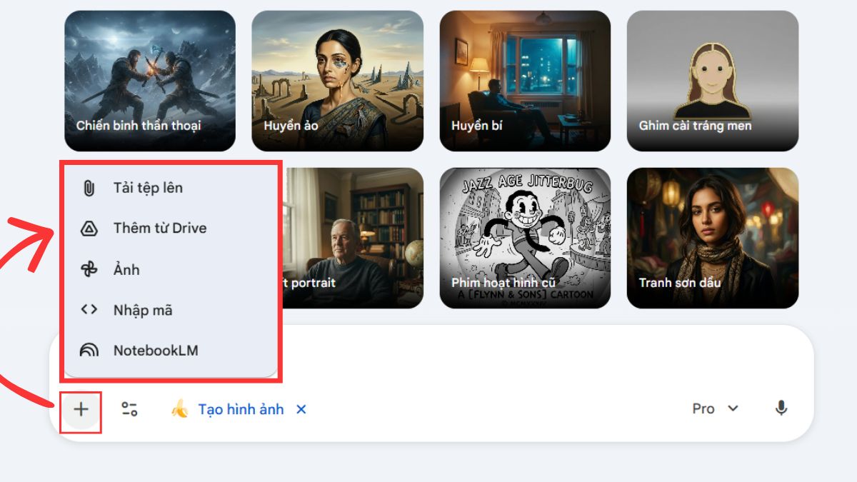 Hướng Dẫn Cách Tạo Avatar 8/3 Bằng AI Gemini trên máy tính bước 3