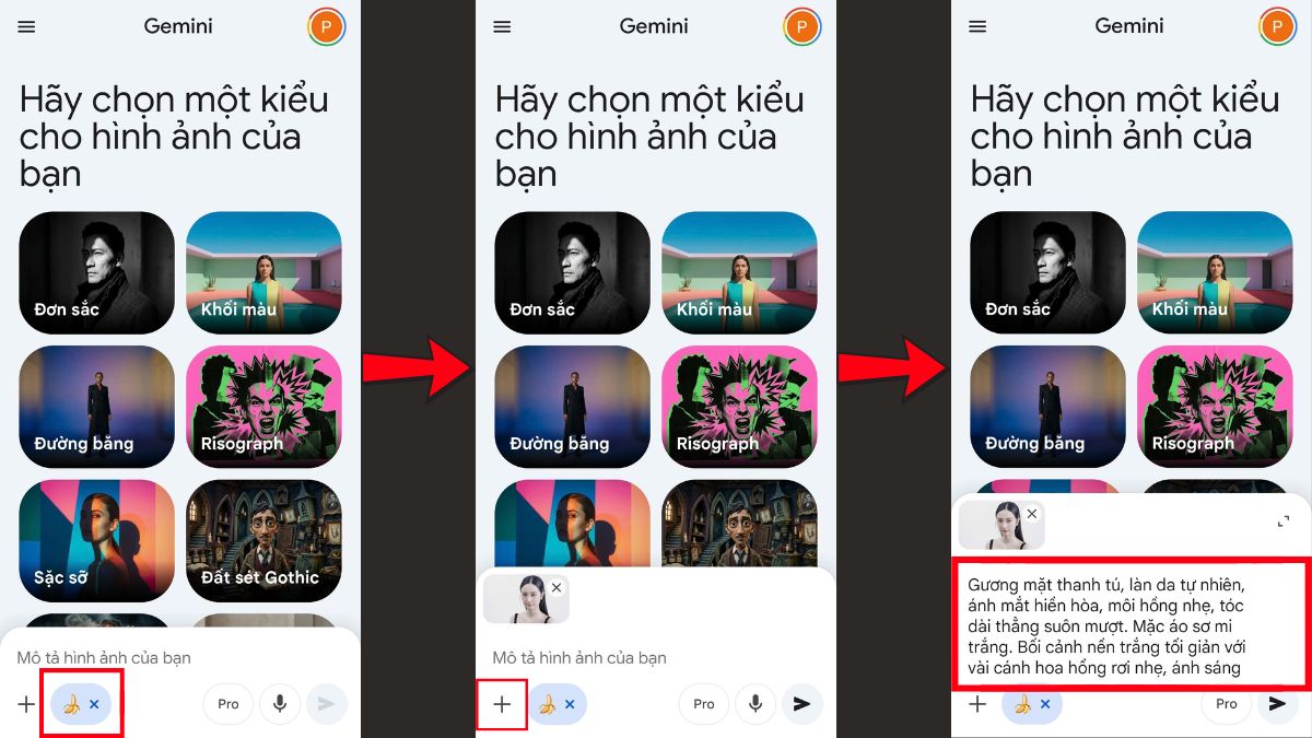 Hướng Dẫn Cách Tạo Avatar 8/3 Bằng AI Gemini trên điện thoại bước 5