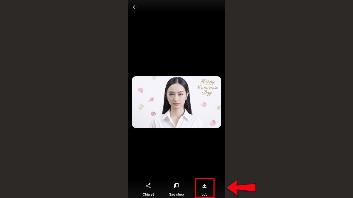 Hướng Dẫn Cách Tạo Avatar 8/3 Bằng AI Gemini trên điện thoại bước 6
