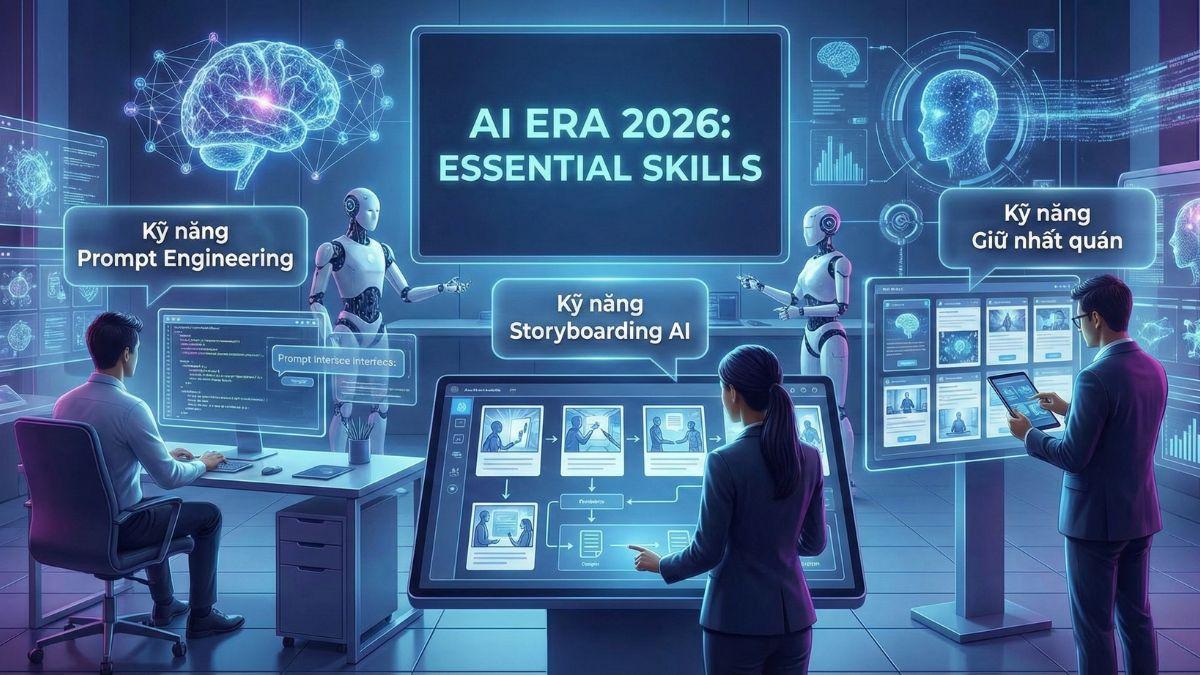 Các Kỹ Năng Cần Thiết Khi Làm Video Bằng AI