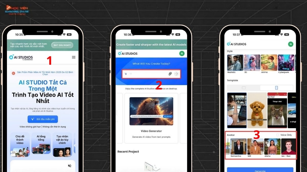 Hướng Dẫn Tạo Video Avatar Nói Bằng AI Miễn Phí Trên Điện Thoại
