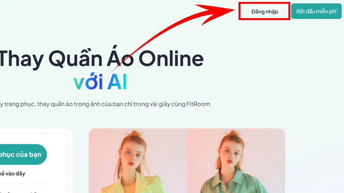 Hướng Dẫn Cách Thử Áo Dài Tết Bằng AI bước 1