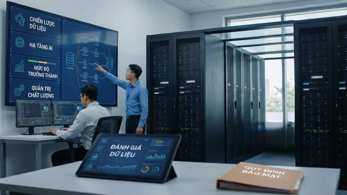 Các Trụ Cột Cốt Lõi Của Chiến Lược AI Trong Doanh Nghiệp- Chiến lược dữ liệu và hạ tầng