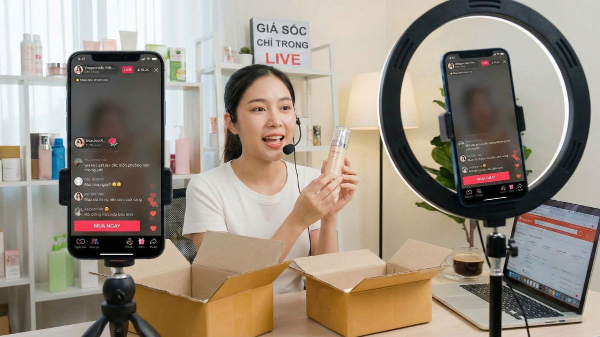 Hình Thức Booking Livestream bán hàng