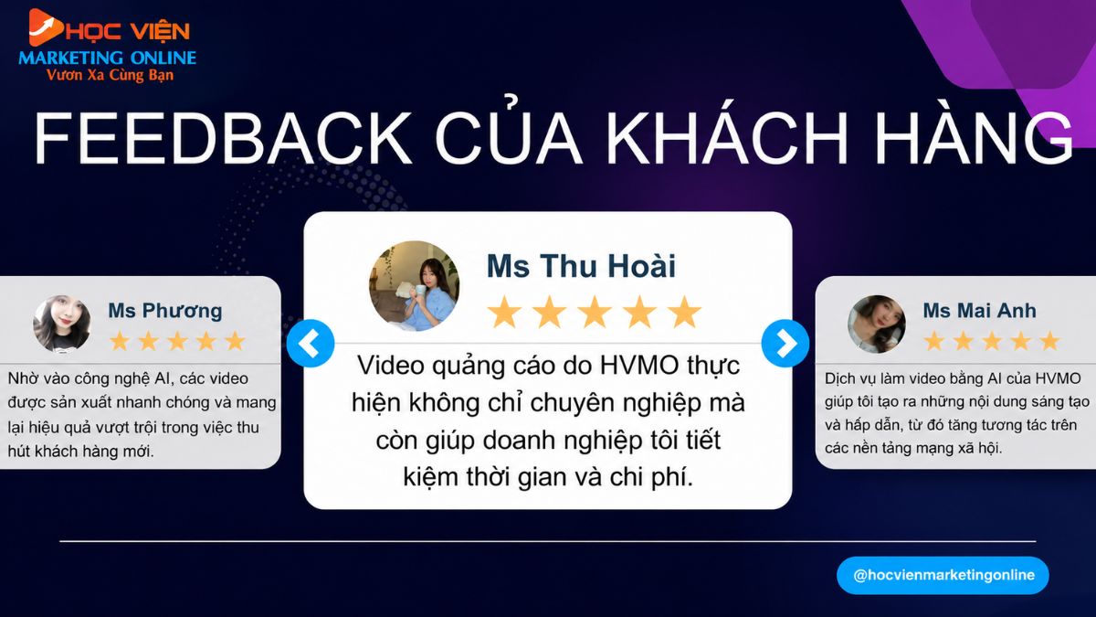 Feedback Của Học Viên Sau Khi Sử Dụng Dịch Vụ Tại HVMO