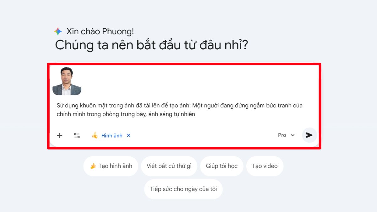 Hướng Dẫn Ghép Ảnh Trên Gemini AI bước 3