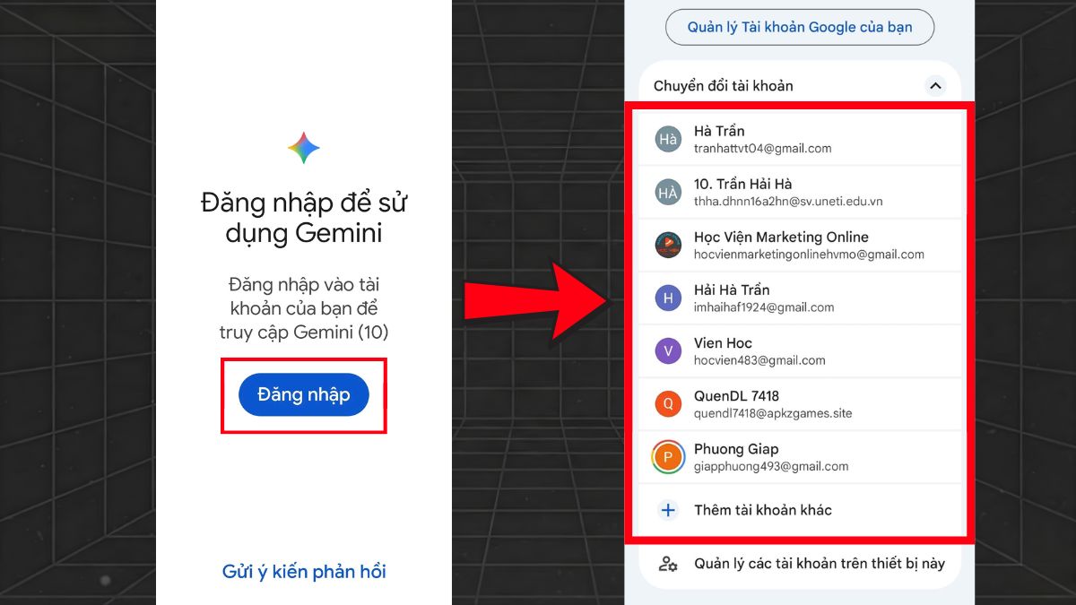 Cách Cài Đặt Và Đăng Ký Tài Khoản Gemini AI trên điện thoại bước 2