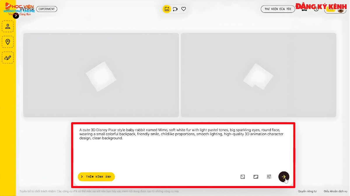 Hướng Dẫn Tạo Video Hoạt Hình 3D Bằng AI Miễn Phí bước 2.1