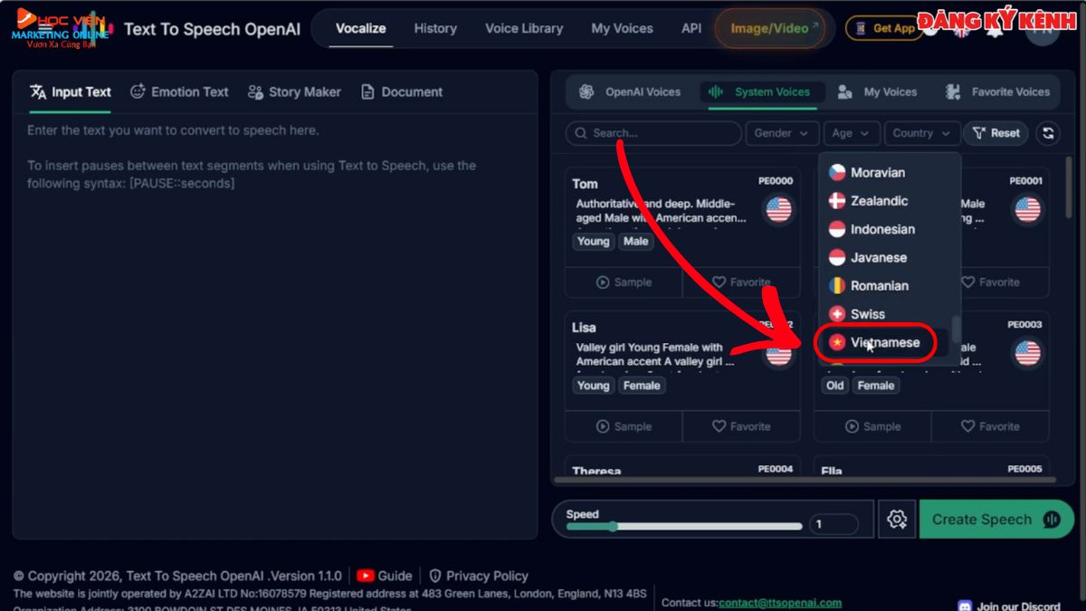 Hướng Dẫn Tạo Video Hoạt Hình 3D Bằng AI Miễn Phí bước 4.1