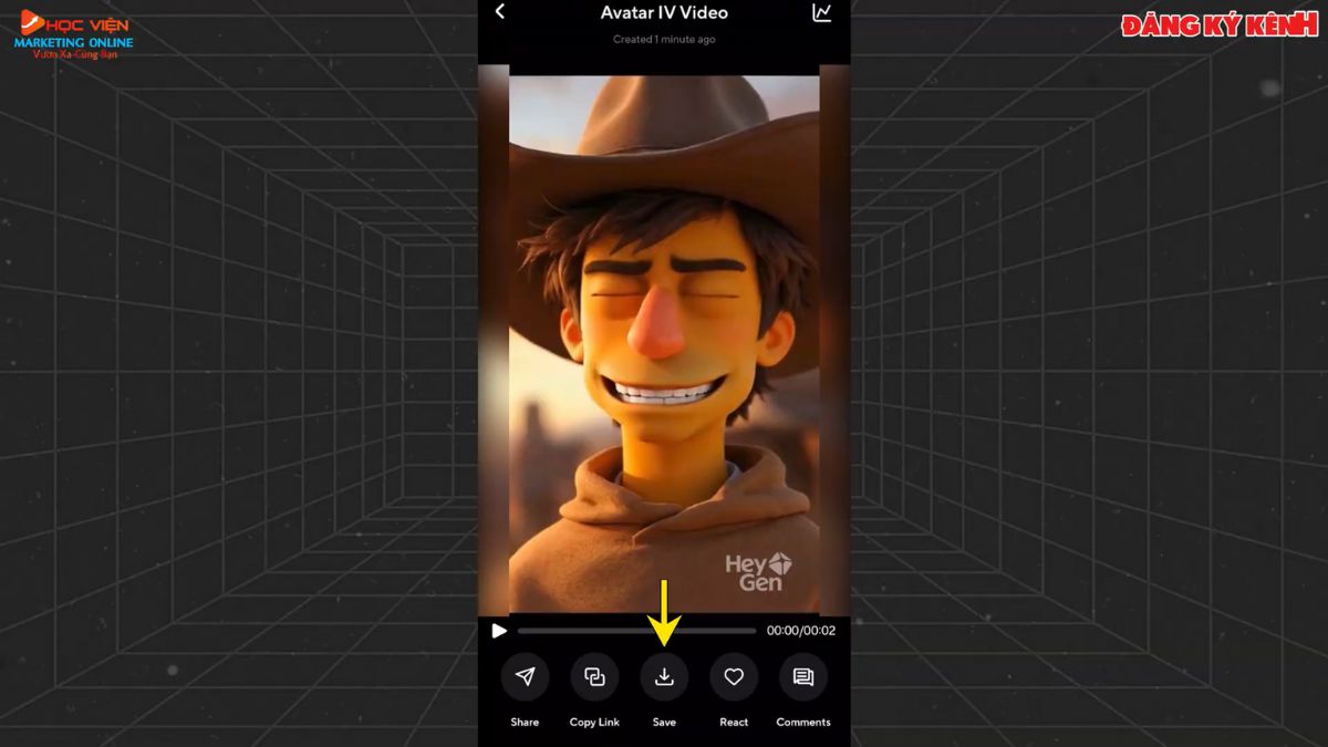 Hướng Dẫn Tạo Video Nói Chuyện Bằng AI Miễn Phí Trên Điện Thoại bước 2.3