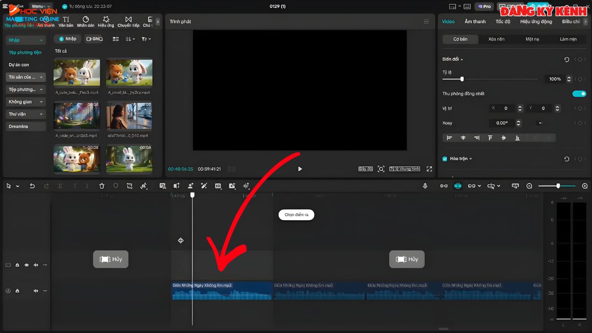 Hướng Dẫn Tạo Video Nhạc Bằng AI Miễn Phí bước 3.1