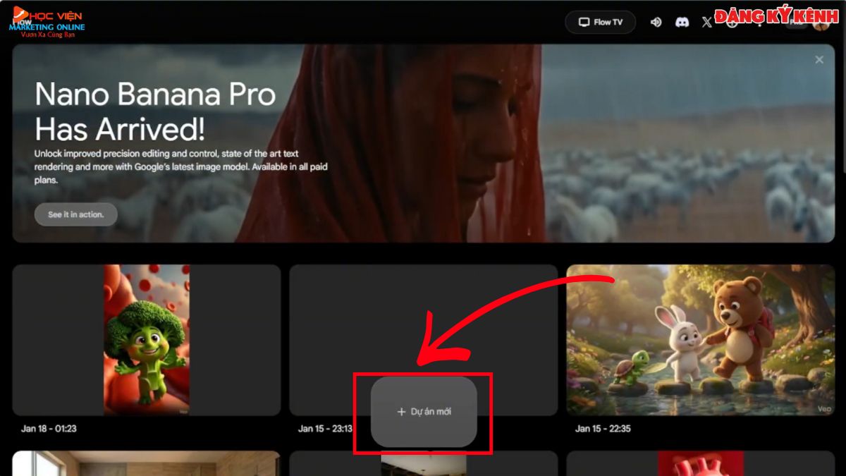 Hướng Dẫn Tạo Video Bằng AI Miễn Phí Trên Máy Tính Với Google Veo 3 bước 2