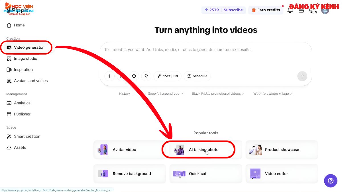 Hướng Dẫn Tạo Video Nhạc Bằng AI Miễn Phí bước 3.2
